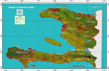 Mapa Haití